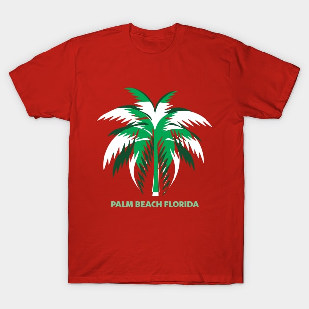 Palm beach Florida T-Shirt by dddesign